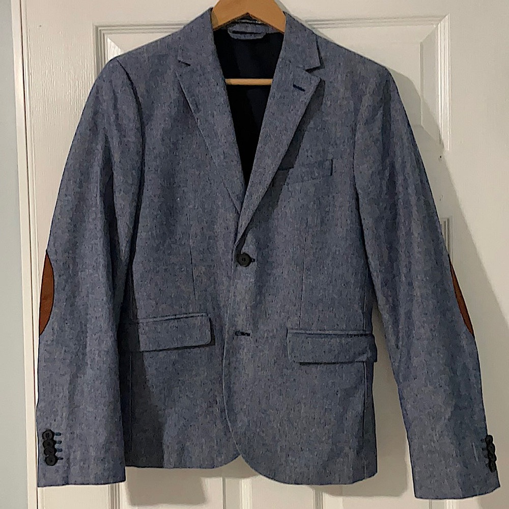 H&M Light Navy Blue- Gray tone sports jacket